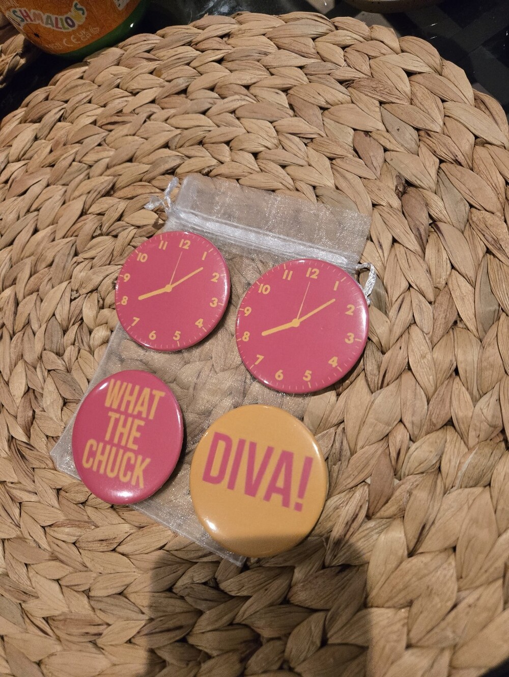 Role Model Chuck Timely Buttons